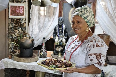 Patrimônio Vivo de Alagoas, Mãe Neide terá obra lançada pela Imprensa Oficial (Foto: Bruno Soriano)