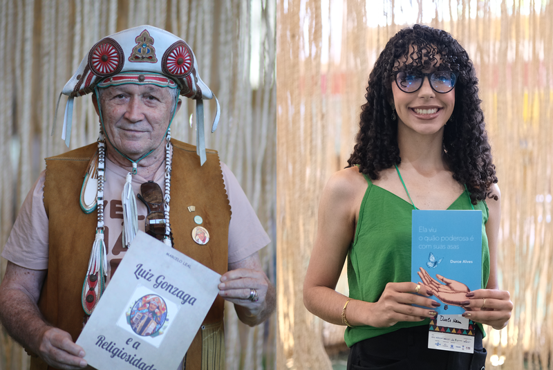 Autores celebram lançamentos na Praça dos Autógrafos