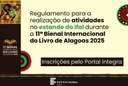 Ifal abre submissão de propostas para atividades em estande na 11ª Bienal do Livro de Alagoas Ifal abre submissão de propostas para atividades em estande na 11ª Bienal do Livro de Alagoas